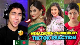 Pakistani React on Bangladeshi Actress  Mehazabien Chowdhury TikTok Videos  Maadi Reacts [upl. by Lamphere37]