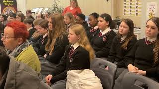 Limerick Musician Rory Murphy Visits Students In Coláiste Chiaráin [upl. by Allak]