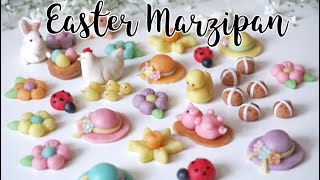 Easter Marzipan  Almond Marzipan  Marzipan Toppers  Easy Marzipan No Cook Eggless Recipe [upl. by Eniortna]