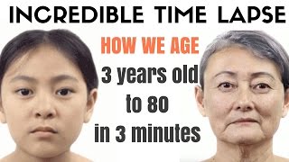 How we age incredible time lapse video [upl. by Persian]