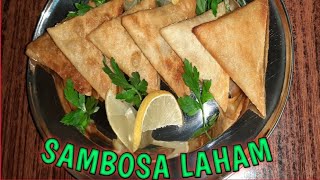 sambosa lahamarabic food ErickaampMarcy [upl. by Eceirehs]