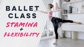 Ballet Class for Stamina amp Flexibility  Beginner  Intermediate [upl. by Carey340]