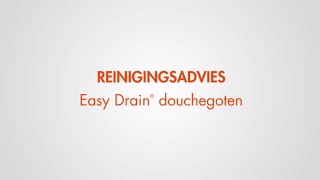 Douchegoot reinigen  Schoonmaken van een Easy Drain douchegoot Nederlands [upl. by Longan]