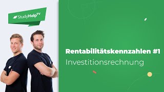 Rentabilitätskennzahlen 1 StudyHelp [upl. by Ahsikcin]