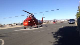 Summit Helicopters S58T Departs Whiteman [upl. by Sucramej]