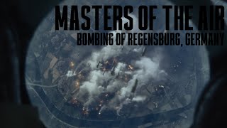 Masters of the Air2024 scene  Bombing of Regensburg Germany [upl. by Pelmas]