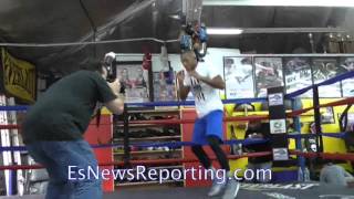 Sullivan Barrera fights for IBF light heavyweight eliminator  EsNews Boxing [upl. by Rawlinson533]