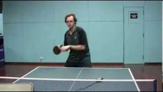 Table Tennis  Penholder Antispin vs Backspin [upl. by Udall]