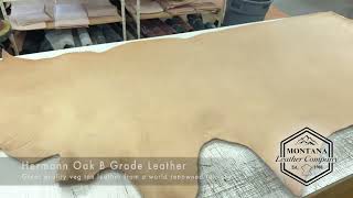 Hermann Oak B Grade Leather [upl. by Eillil]