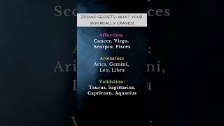 Zodiac Secrets What Your Sign Really Craves [upl. by Charmane]