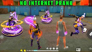 No Internet Prank  New Mystic Aura Bundle  999 Prank in Lone Wolf  Garena Free Fire  Y GAMING [upl. by Mali]