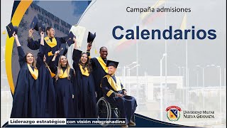 Campaña admisiones  Calendarios [upl. by Odo]