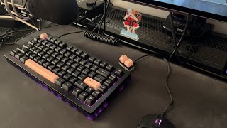 Akko ACR Pro 75 Durock T1 typing  sound test [upl. by Imik403]