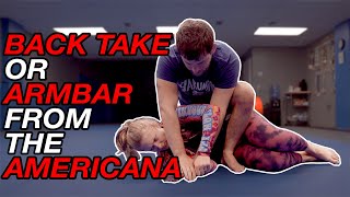 Use the Mounted Americana to get the Armbar [upl. by Enimsaj275]