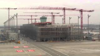 Zeitrafferfilm von der Satellitenbaustelle am Terminal 2 [upl. by Cori]