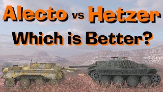 WOT Blitz Face Off  Alecto vs Hetzer [upl. by Nohsauq]