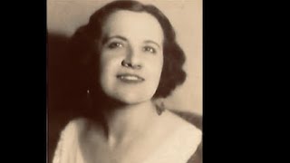 1928 Ninon Vallin sings Chere Nuit by Bachelet [upl. by Zawde]