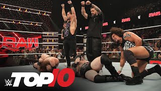 Top 10 Monday Night Raw moments WWE Top 10 Nov 18 2024 [upl. by Rats933]