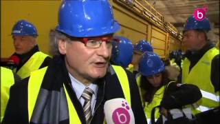 Poursuite des travaux tunnel WatermaelSchumanJosaphat [upl. by Yedarb]