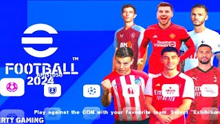 eFOOTBALL PES 2024 PPSSPP English Commentary Complete Transfer Season 24 Full Kits HD Graphics [upl. by Ocko864]