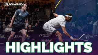 quotThe Beast is Backquot  Lake v Elshorbagy  JP Morgan Tournament of Champions 2024  RD3 HLS [upl. by Nirak]