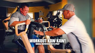 WORKOUT KAW KAW  NABBA UNIVERSE 2023 PREP [upl. by Hoxsie]