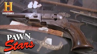 Pawn Stars RARE Colt Paterson Revolver is the HOLY GRAIL for Gun Collectors Season 6  History [upl. by Marian270]