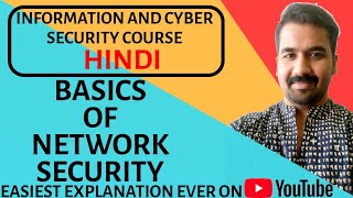 Basics Of Network Security ll Information and Cyber Security Course Explained in Hindi [upl. by Ahsilahk377]