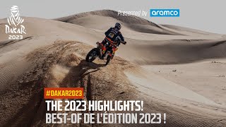 Highlights of the 2023 edition presented by Aramco  Dakar2023 [upl. by Seuqcaj172]