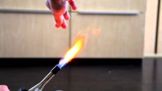 Strontium nitrate SrNO32 flame test [upl. by Reese300]