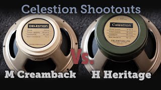 Celestion M Creamback Vs H Heritage 75Hz shootout [upl. by Adnarrim]