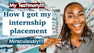 HOW I GOT MY PHARMACY INTERNSHIP PLACEMENT MIRACULOUSLY in FMC ABUJA [upl. by Monty962]