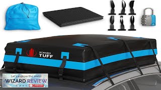 ScraboTuff Roof Rack Cargo Carrier 21cu ft Car Rooftop Cargo Carrier Bag Review [upl. by Sky]