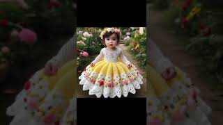 Beautiful baby hand made frock designs🔥shortsshortviralvideo [upl. by Lyrpa538]