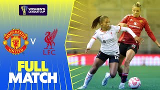 Full Match Manchester United v Liverpool  Womens League Cup 202425 [upl. by Anabella]