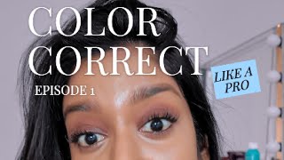 How to Color Correct dark marks  hyperpigmentation  dark circles and melasma on Brown Skin [upl. by Norb206]