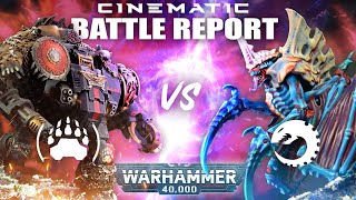 40k Cinematic Battle Report Space Bears VS Tyranids 10th Edition [upl. by Nalyt]