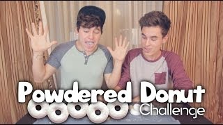 Powdered Donut Challenge [upl. by Florinda]