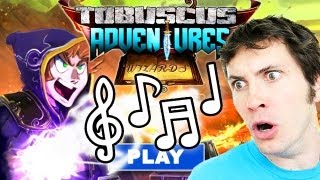 TOBUSCUS ADVENTURES WIZARDS TITLE SCREEN THEME SONG [upl. by Arahsal459]