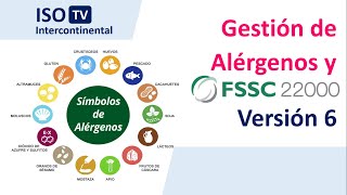 Gestión de alérgenos y FSSC 22000 versión 6 Sistema de Inocuidad Alimentaria [upl. by Ajim]