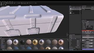 Game props speed modeling and PBR texturing Military chest [upl. by Sisak]