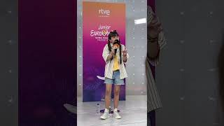 Así es Chloe de la Rosa representante de España en Eurovisión Junior 2024 [upl. by Teerell]