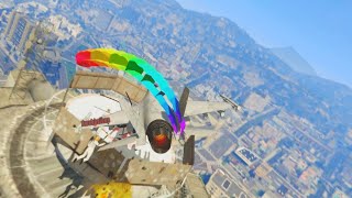 SUPER JET CAPTURE CHAOS GTA 5 Funny Moments [upl. by Yannodrahc]