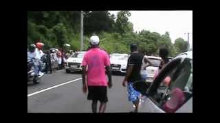 tour cycliste de la guadeloupe 2012 bouillante basse terre [upl. by Ynavoeg]