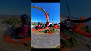 Smooth Landing gyroplane 360degreecamera [upl. by Einnim]