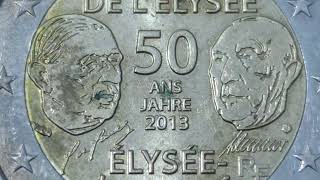 2€ FRANCE 2013 traité de lElysée [upl. by Gemini]