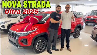 NOVA STRADA 2024  2025 ESSA É A TOP DE LINHA DOS 7 MODELOS DA NOVA FIAT STRADA [upl. by Eselehs]