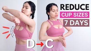 7 Days REDUCE oversized breasts drop your cup sizes lift bustline skin firmness no push ups [upl. by Sllew]