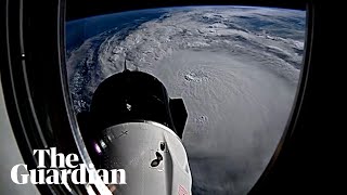 Hurricane Milton seen from space as it approaches Florida [upl. by O'Dell]