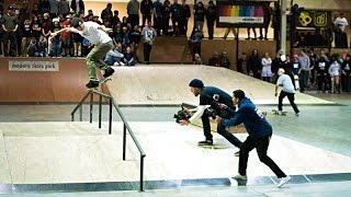 Ryan Sheckler Felipe Gustavo Torey Pudwill amp The Boys Handle A Skate Demo in Detroit [upl. by Yarled58]